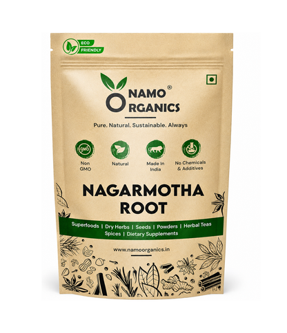NAMO ORGANICS Nagarmotha Root | 100% Natural Dried Root | Premium Quality | Raw & Authentic