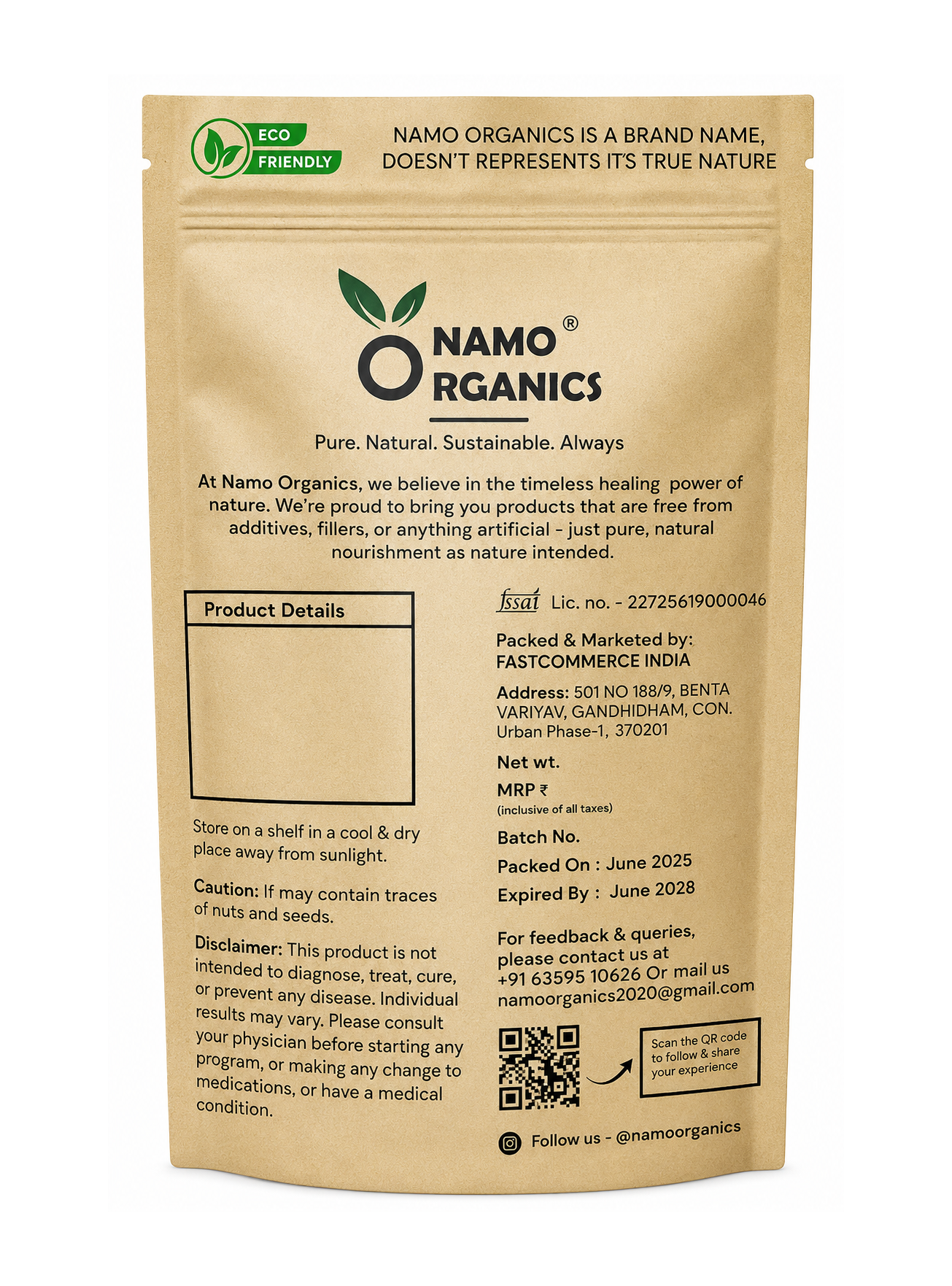NAMO ORGANICS Nagarmotha Root | 100% Natural Dried Root | Premium Quality | Raw & Authentic