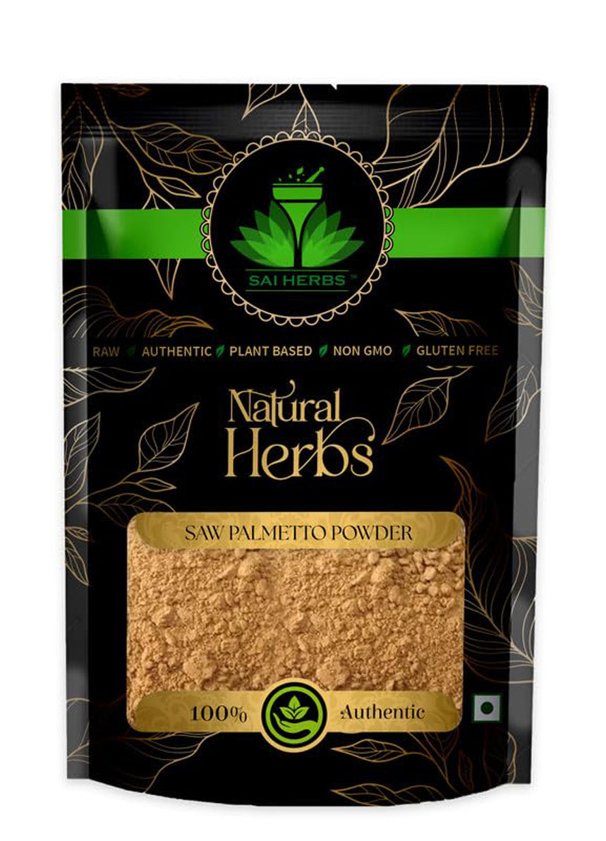 SAI HERBS Saw Palmetto Powder | Premium Natural Herbal Powder | 100% Pure | Raw, Plant-Based & Authentic