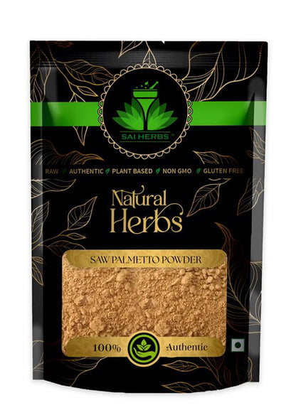 SAI HERBS Saw Palmetto Powder | Premium Natural Herbal Powder | 100% Pure | Raw, Plant-Based & Authentic