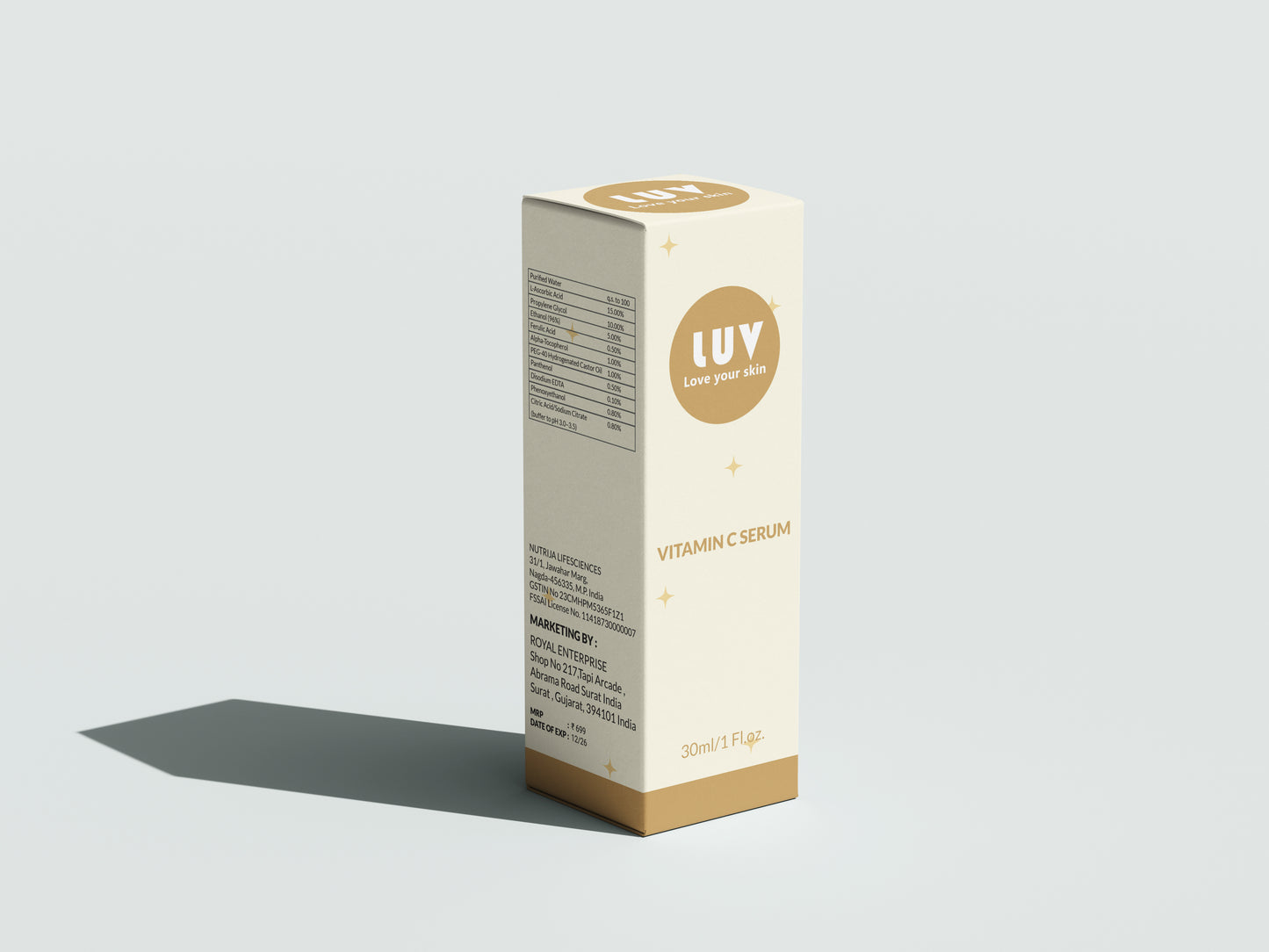 LUV COSMETICS VITAMIN C SERUM BOX